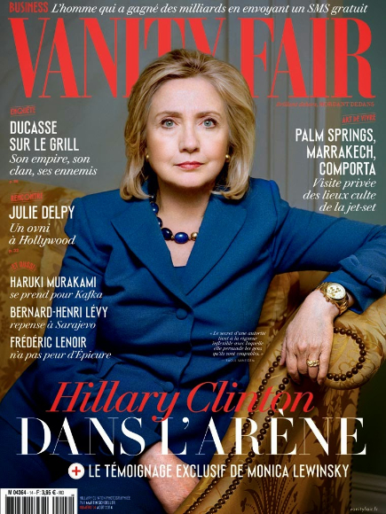 Hillary Clinton - Vanity Fair Magazine, France, August 2014