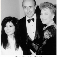 Susanna Forest with composer Henry Mancini.
