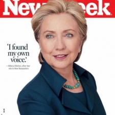 Hillary Clinton on the cover of Newsweek magazine