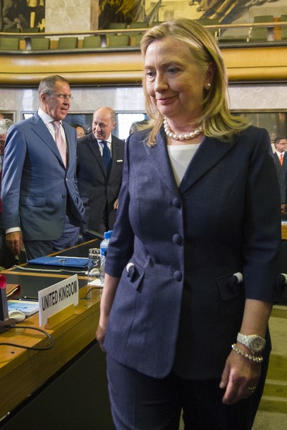 US Secretary of State Hillary Clinton 