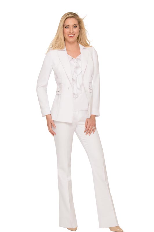 elegant-designer-white-pant-suit-custom-made-to-your-measurements ...