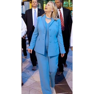 Hillary Clinton in Susanna Beverly Hills