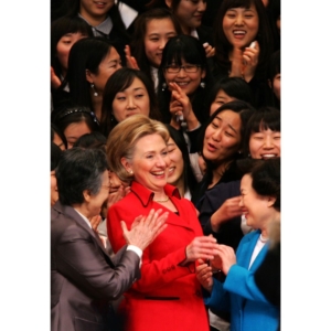 Hillary Clinton in a Power Suit by Susanna Beverly Hills