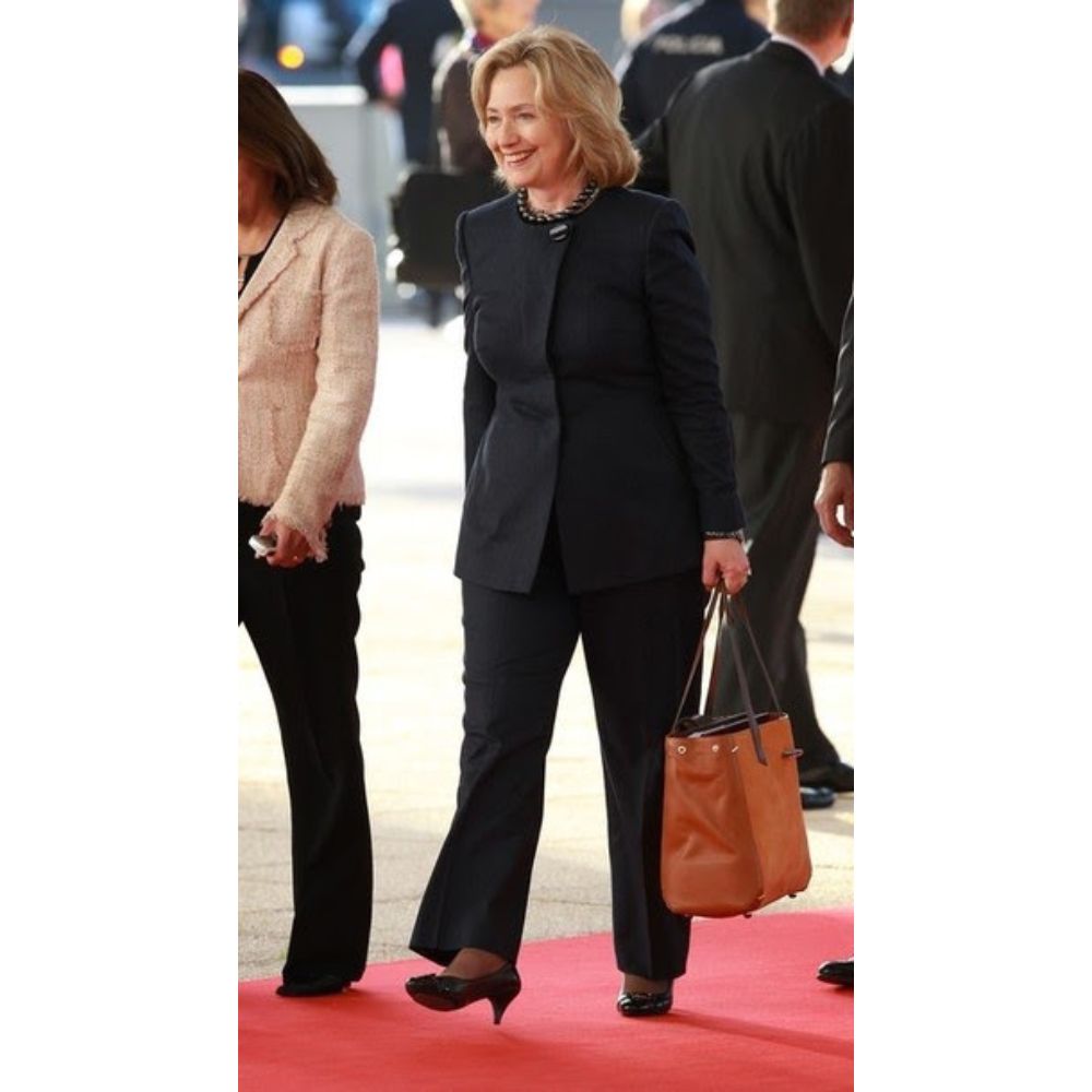 Hillary Clinton in Custom Designs Susanna Beverly Hills