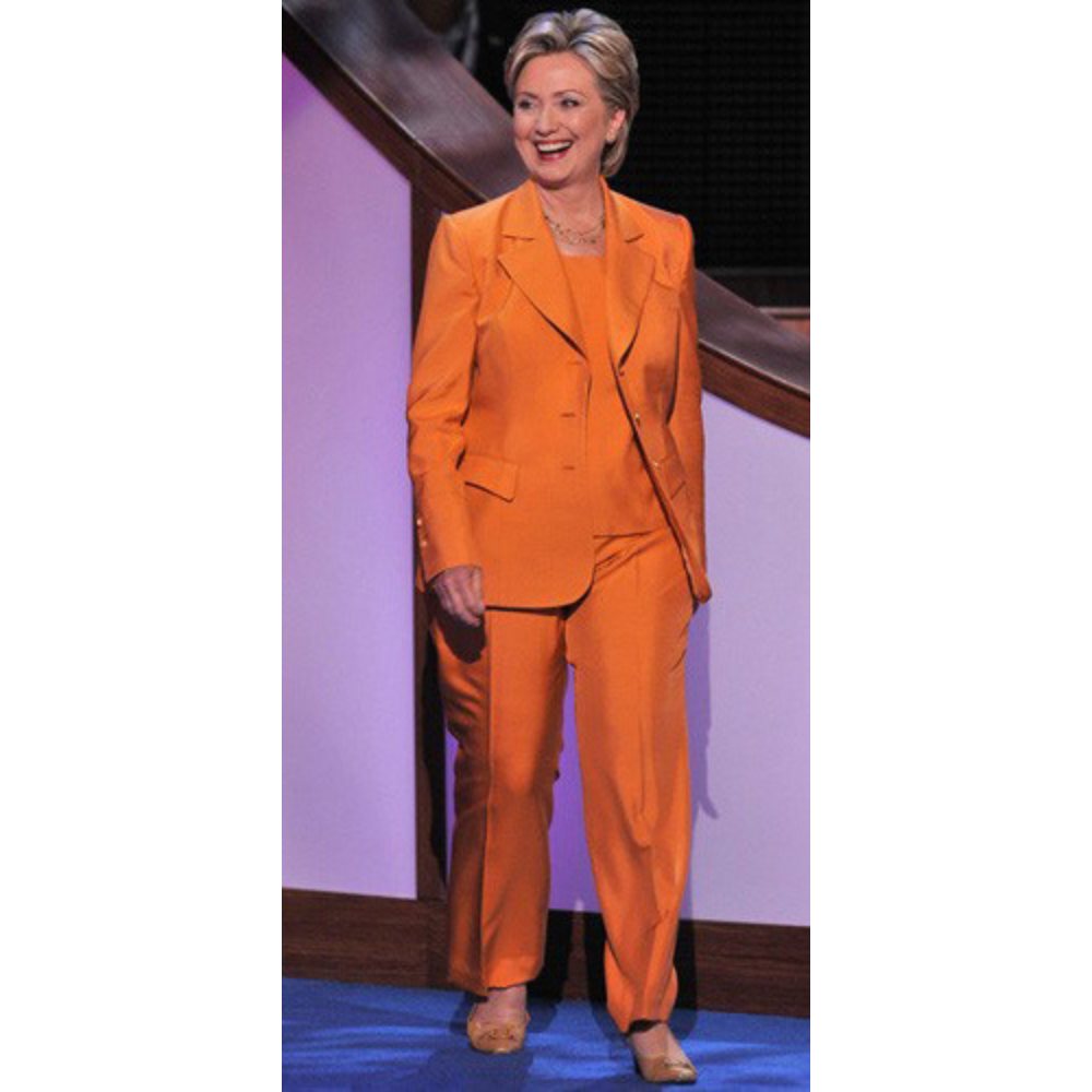Hillary Clinton in Custom Designs Susanna Beverly Hills